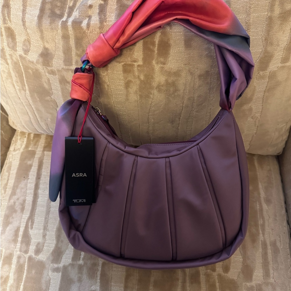 Tumi Asra Sunset Shoulder Bag with Colorful Strap